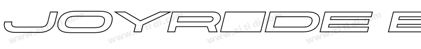 JOYRIDE EXTENDED ROU字体转换